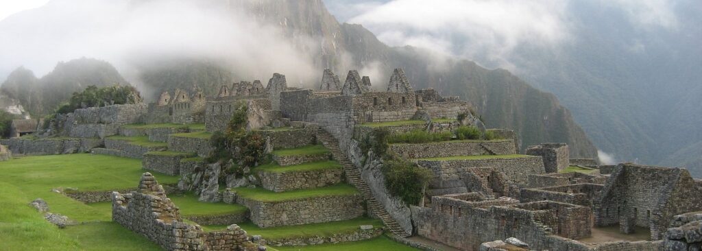 early morning atop machu