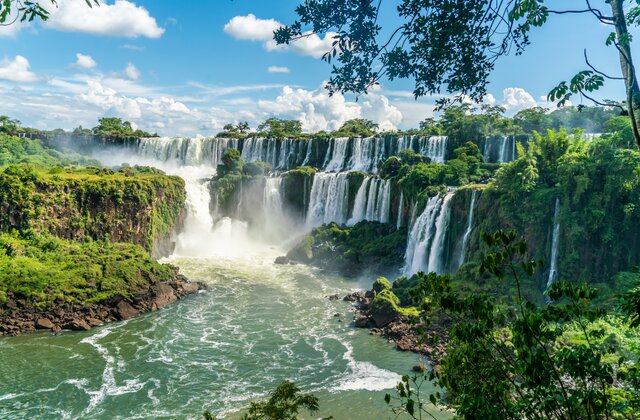 iguazu falls stock